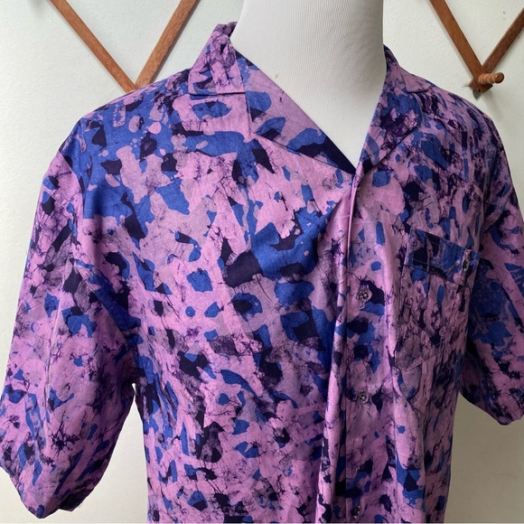 Abstract Button Up Shirt Made In Ghana - Picture 6 of 16